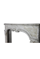 Italian Arabesk Vintage Marble Fireplace Surround