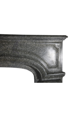 French Campan Vert Marble Vintage Fireplace Surround