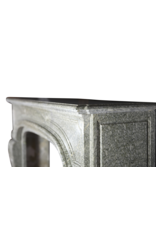 French Campan Vert Marble Vintage Fireplace Surround