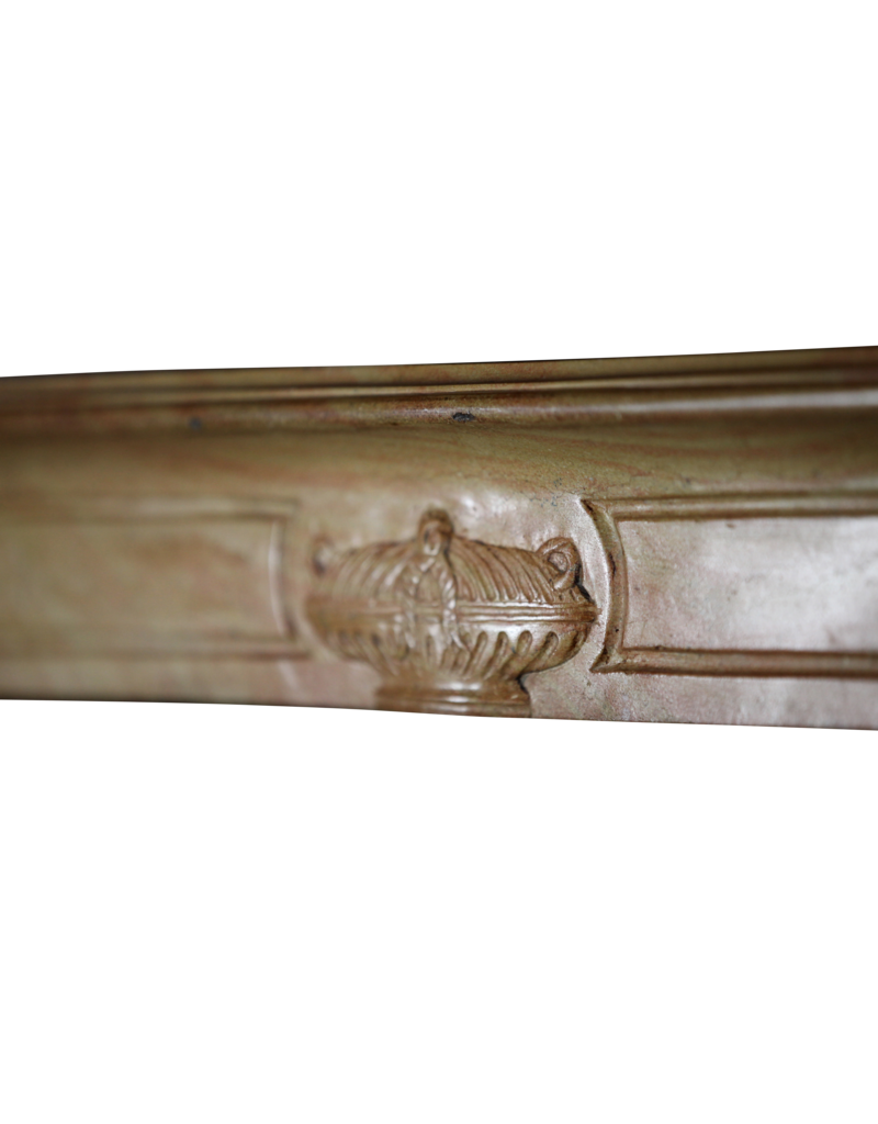 Maison Leon Van den Bogaert Wiedergewonnene Kaminverkleidung in zwei Farbtönen