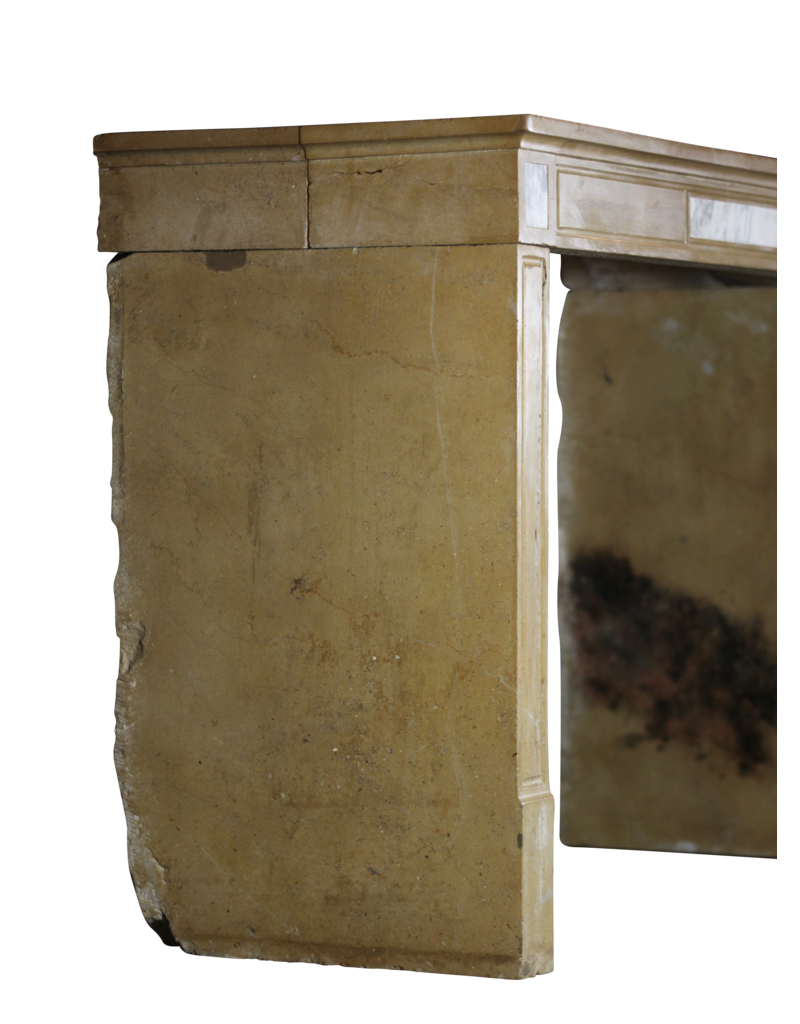 Delicate Classic French Antique Fireplace Mantle