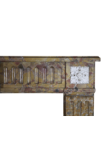 Maison Leon Van den Bogaert Chic French Marble Fireplace Surround