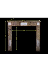 Maison Leon Van den Bogaert Chic French Marble Fireplace Surround