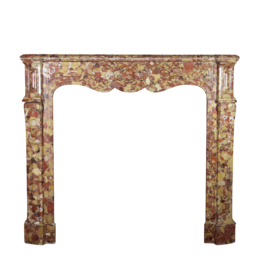 Maison Leon Van den Bogaert Riche Brèche D'Aleppe Cheminée De Style Pompadour