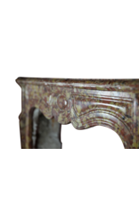 Maison Leon Van den Bogaert Reich verzierte französische Pompadour-Kaminumrandung