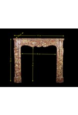 Maison Leon Van den Bogaert Reich verzierte französische Pompadour-Kaminumrandung