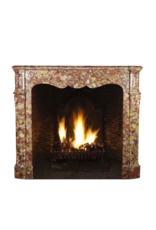 Rich French Pompadour Style Fireplace
