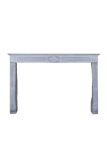 Maison Leon Van den Bogaert Siglo 19 azul-Gris color de piedra caliza dura chimenea