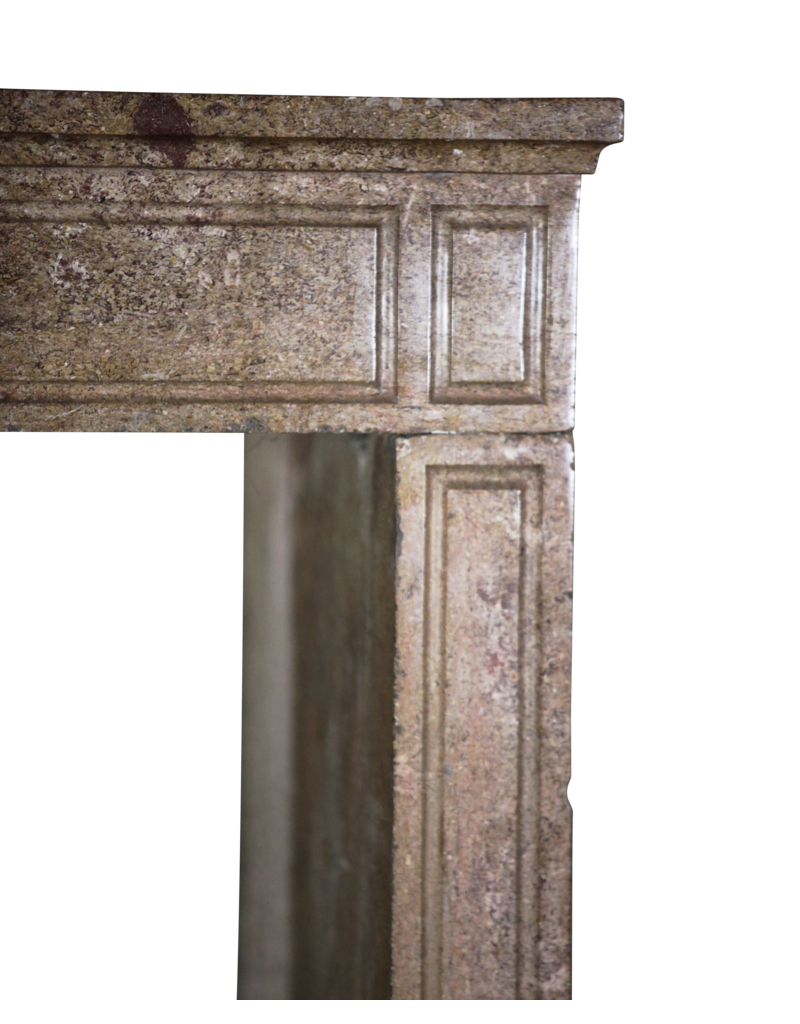 Maison Leon Van den Bogaert French Chic Stone Fireplace Surround