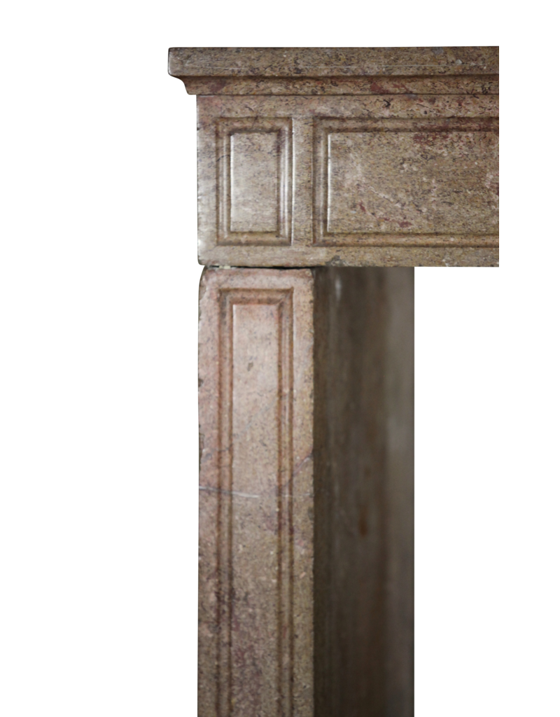 Maison Leon Van den Bogaert French Chic Stone Fireplace Surround