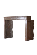 Maison Leon Van den Bogaert French Chic Stone Fireplace Surround