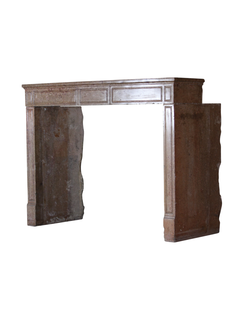 French Chique Stone Fireplace Surround