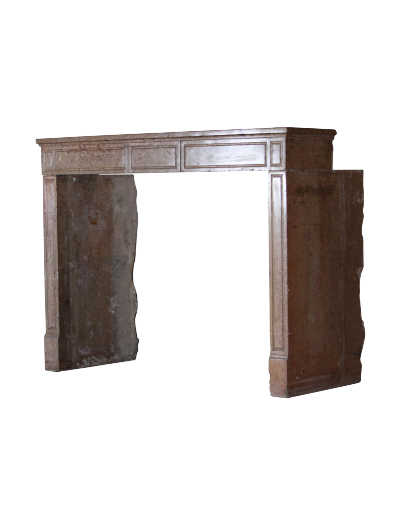 Maison Leon Van den Bogaert French Chic Stone Fireplace Surround