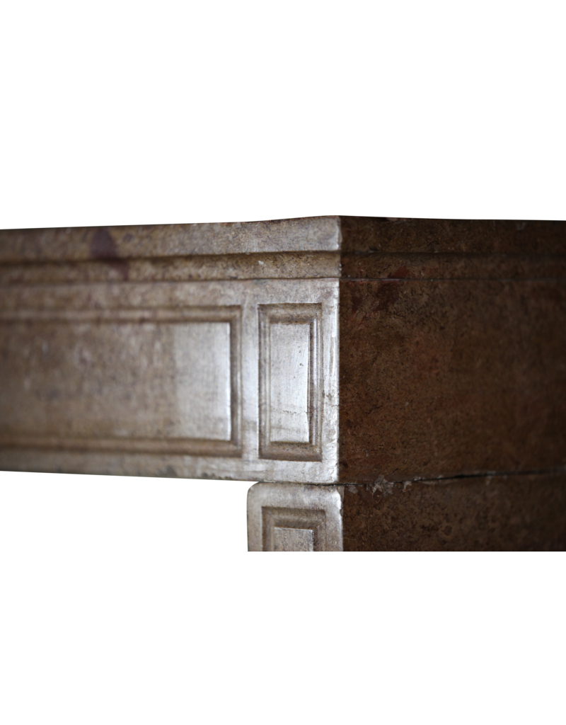 Maison Leon Van den Bogaert French Chic Stone Fireplace Surround