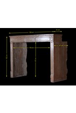French Chique Stone Fireplace Surround