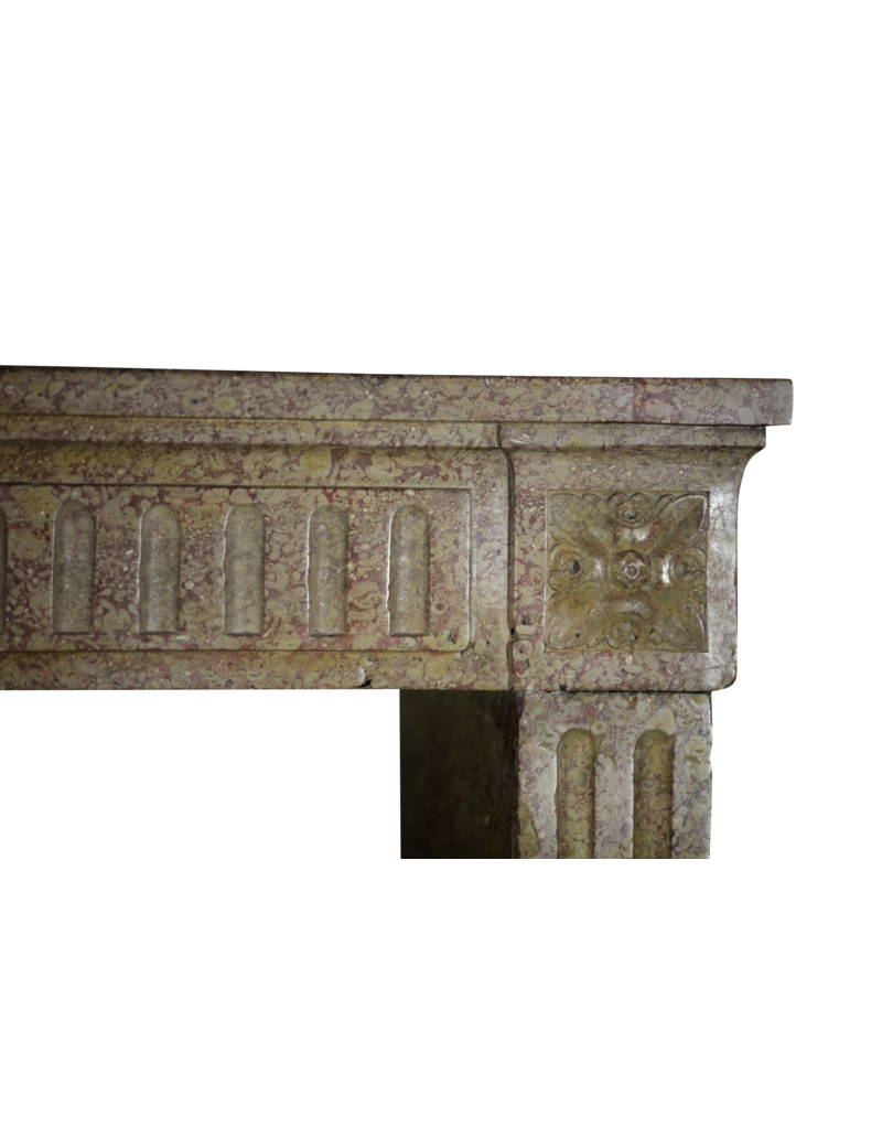 Maison Leon Van den Bogaert Klassische französisch Marmor Stein Kaminverkleidung