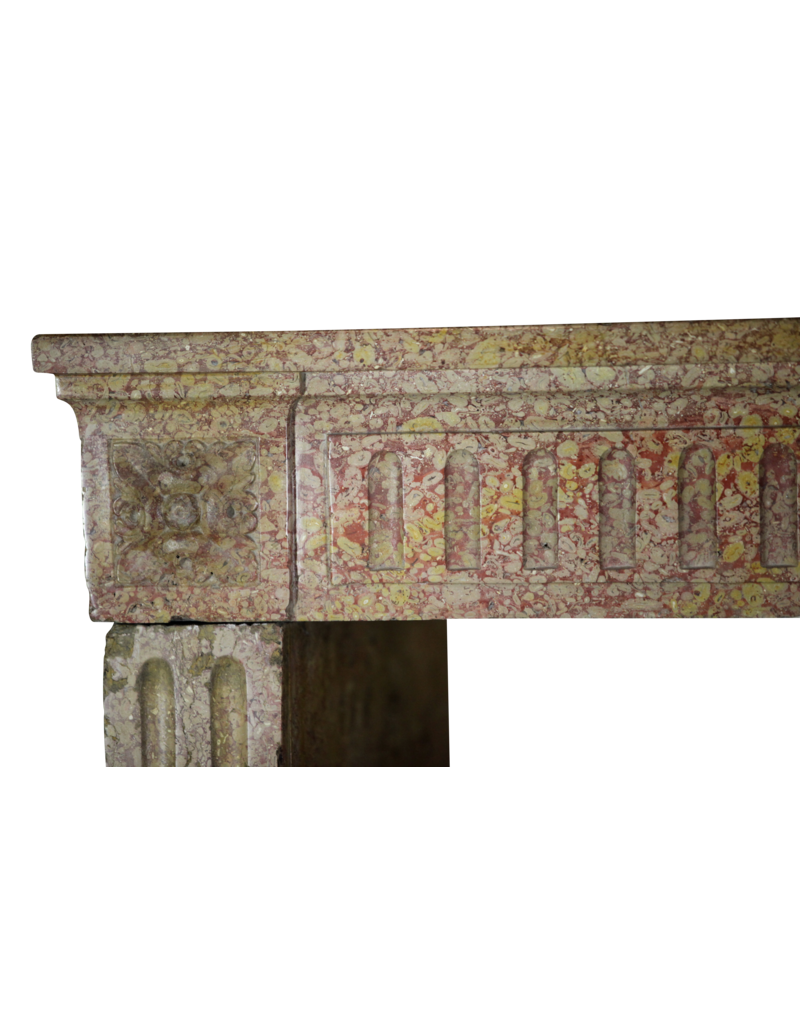 Classic French Marble Stone Fireplace Mantle