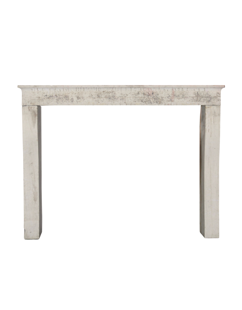 French Country Limestone Antique Fireplace Surround