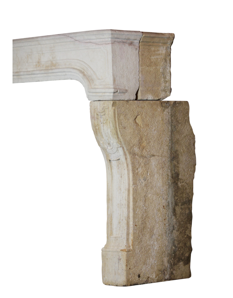 Antique French Country Fireplace Surround – Louis XIV Period (18th Century)