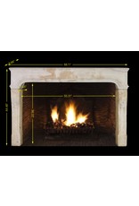 Antique French Country Fireplace Surround – Louis XIV Period (18th Century)