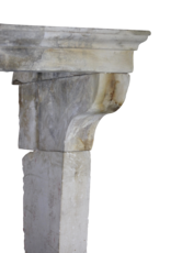 French Country Limestone Antique Fireplace Surround