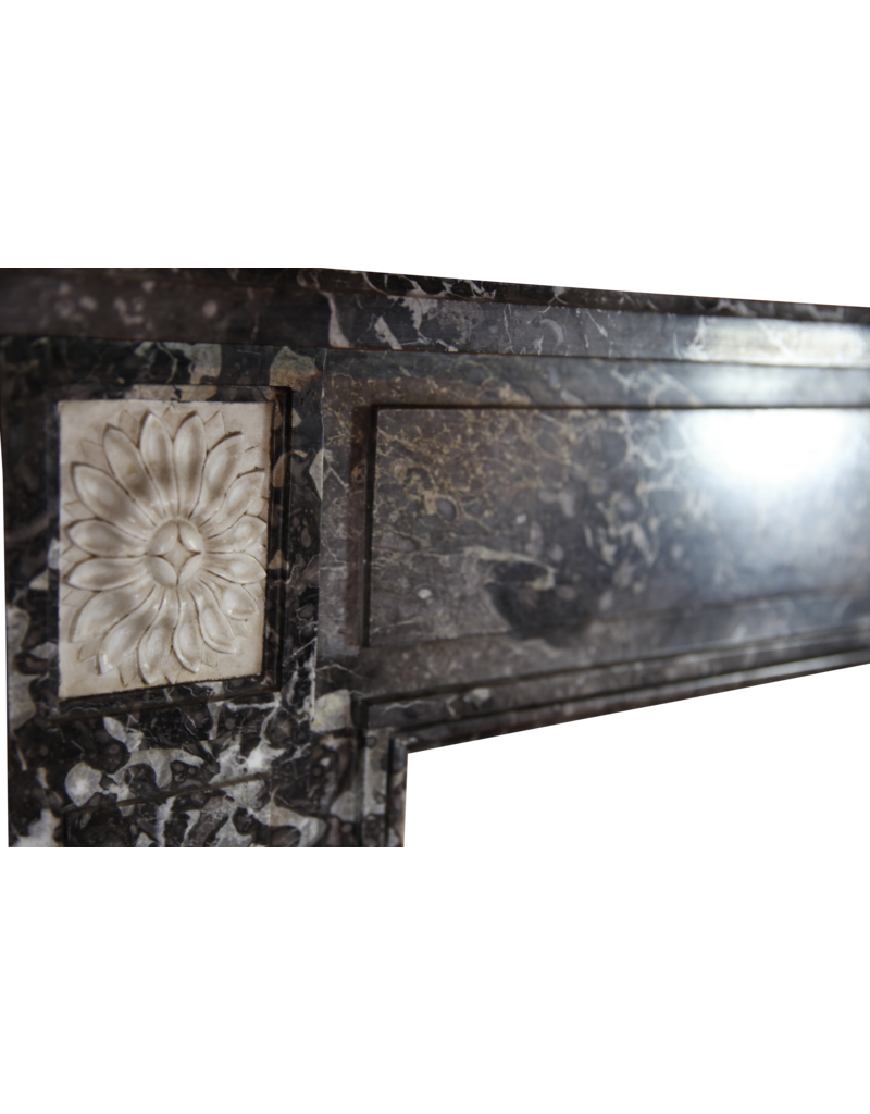 Classic Belgian Marble Fireplace Surround