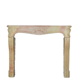 Classic Bicolor 18Th Century French Vintage Fireplace Surround
