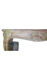 Classic Bicolor 18Th Century French Vintage Fireplace Surround