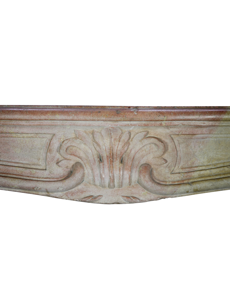 Maison Leon Van den Bogaert Classic Bicolor 18Th Century French Vintage Fireplace Surround