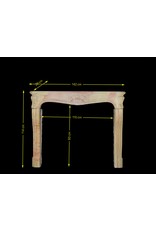 Maison Leon Van den Bogaert Classic Bicolor 18Th Century French Vintage Fireplace Surround