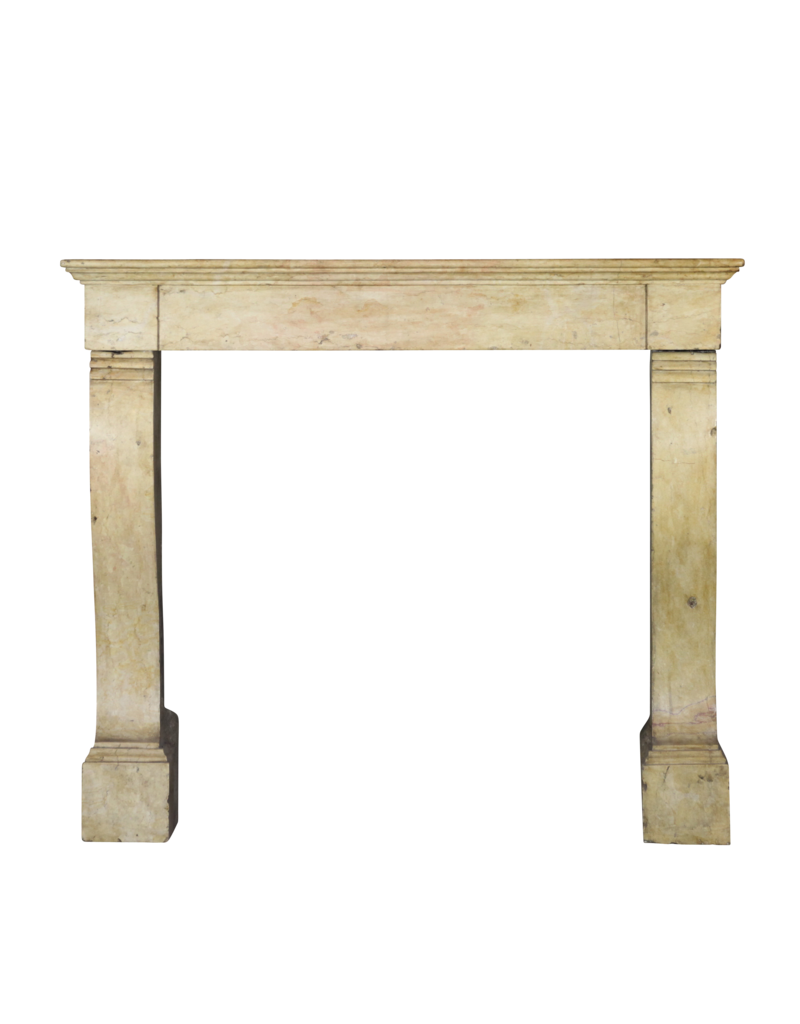 Maison Leon Van den Bogaert Timeless Chic Vintage Stone Fireplace Surround