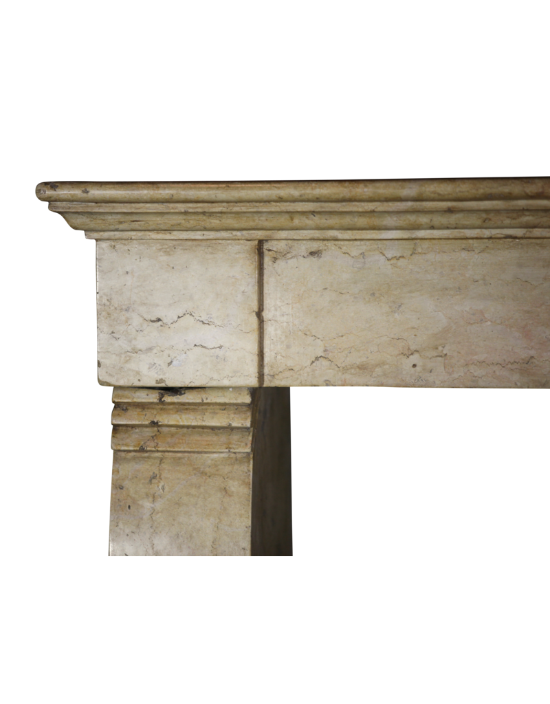 Maison Leon Van den Bogaert Timeless Chic Vintage Stone Fireplace Surround