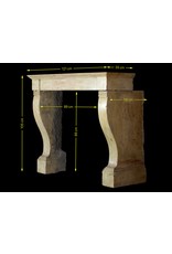 Timeless Chique Vintage Stone Fireplace Surround