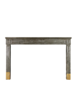 Timeless Chique French Bicolor Stone Fireplace Surround