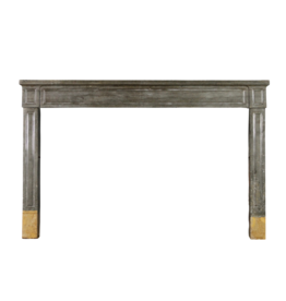 Timeless Chique French Bicolor Stone Fireplace Surround