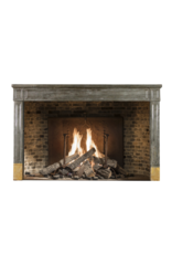 Timeless Chique French Bicolor Stone Fireplace Surround