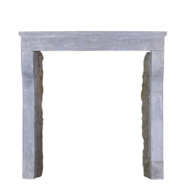 Small French Country Style Limestone Mantle