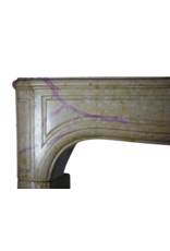 French Bicolor Hard Stone Fireplace Surround