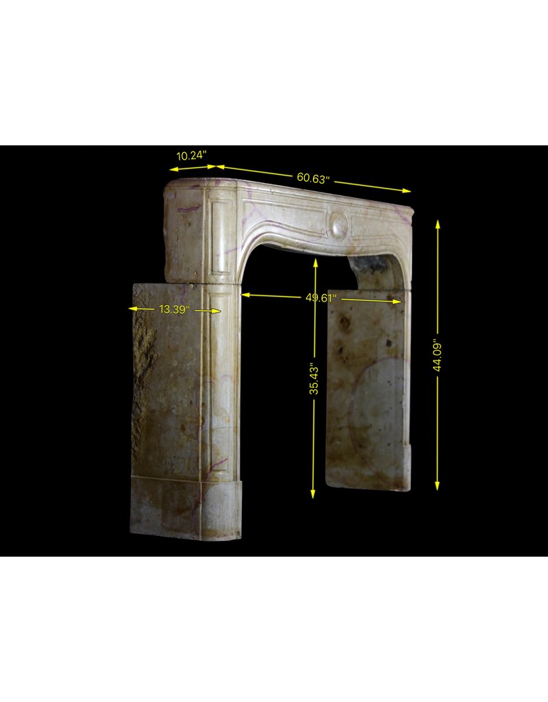 Maison Leon Van den Bogaert Französisch zweifarbig Hartsteinkamin surround