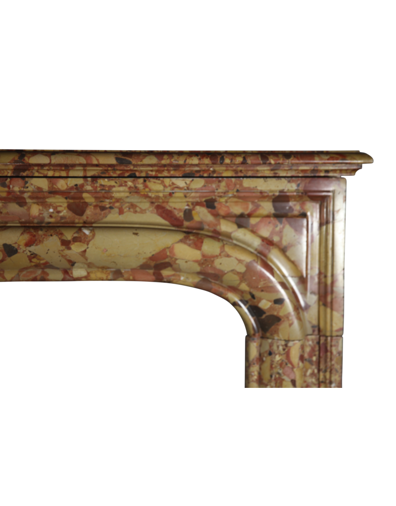 Maison Leon Van den Bogaert French Chic Marble Fireplace Surround