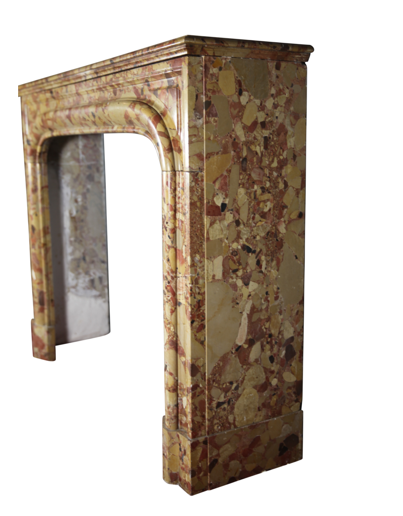 Maison Leon Van den Bogaert French Chic Marble Fireplace Surround