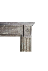 Maison Leon Van den Bogaert Belgian Brown Marble Fireplace Surround