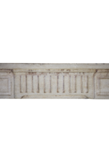 Small French Country Limestone Fireplace Surround