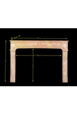 Siglo 18 Fine Francesa Chimenea En Piedra Dura