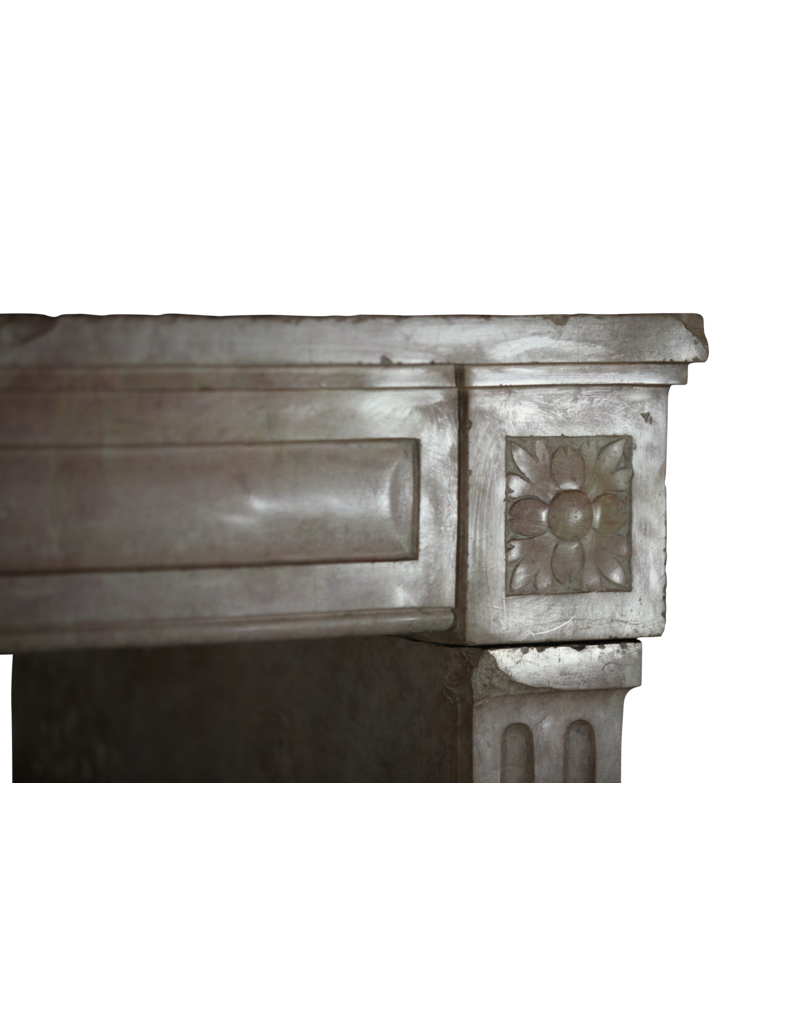 French Castle Stone Fireplace Surround