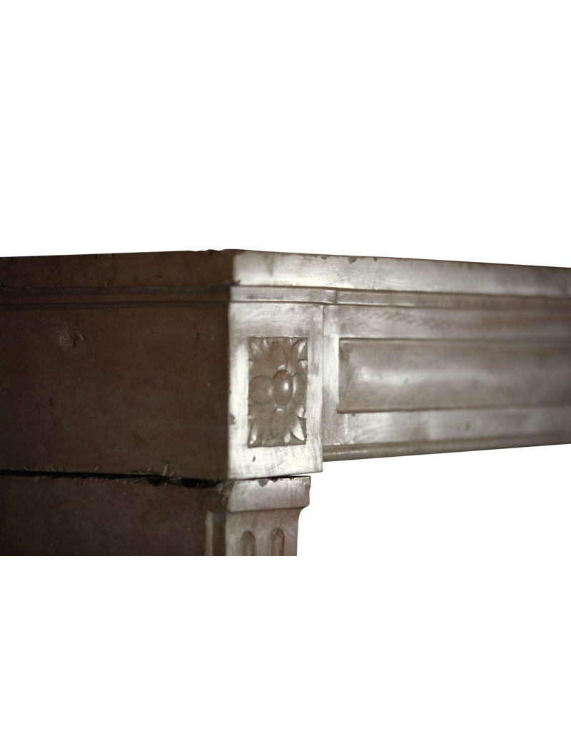 Maison Leon Van den Bogaert French Castle Stone Fireplace Surround