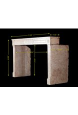 French Castle Stone Fireplace Surround