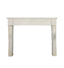 17Th Century French Country Limestone Fireplace Surround