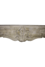 French Classic Limestone Fireplace Surround