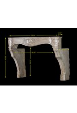 18. Jahrhundert Feine Französisch Kaminmaske Im Kalkstein